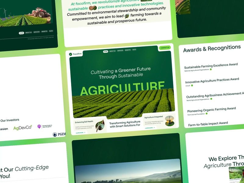Sustainable Agriculture Website Design