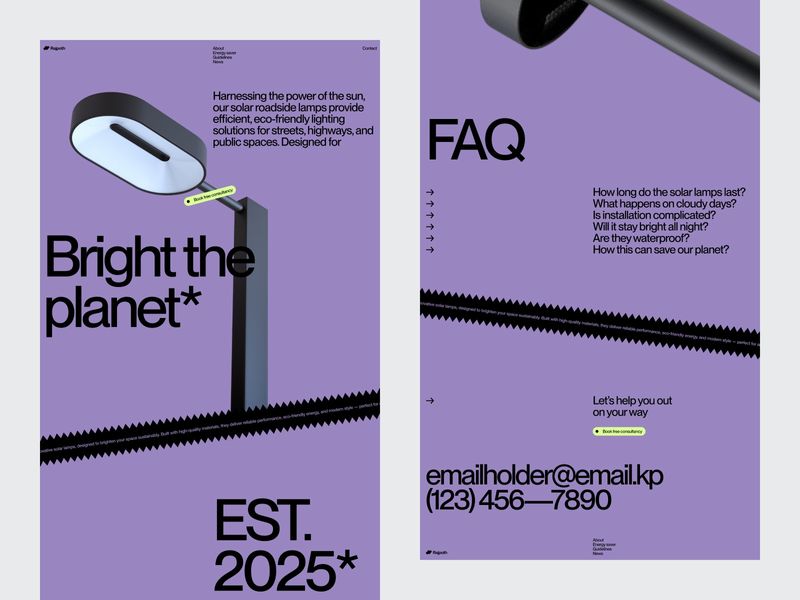 Solar Lamp Website