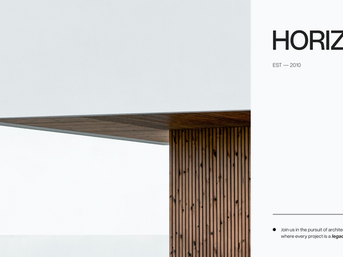 Horizon Studio - Los Angeles | RCS ISSUE–003 | Webflow Architecture Studio Free Template