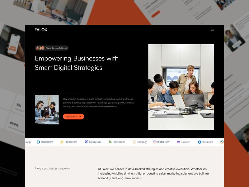 Falox - Portfolio & Agency Website Template