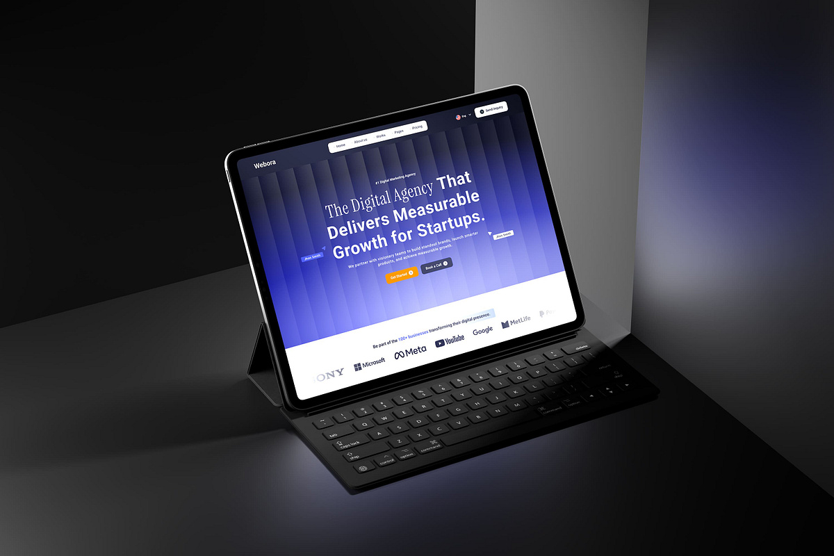 Modern Website Design for a Creative Agency Image 2