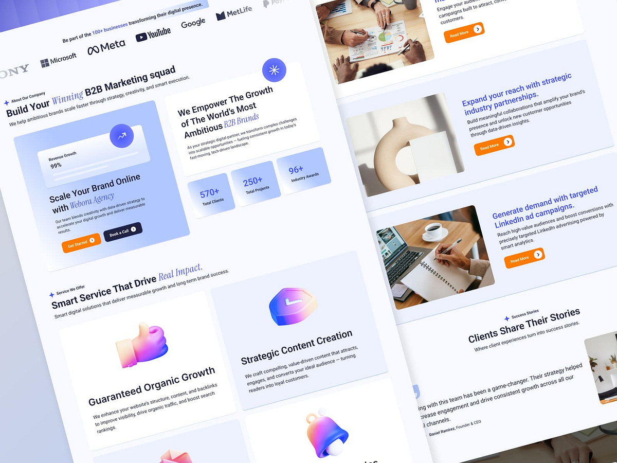 Modern Website Design for a Creative Agency Image 3