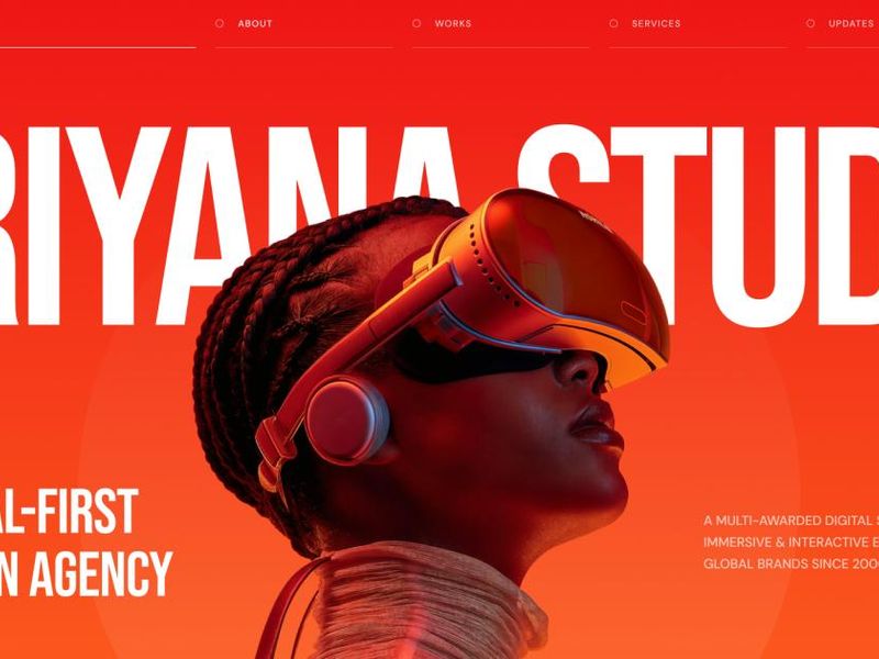 Ariyana — Webflow template for creative agencies