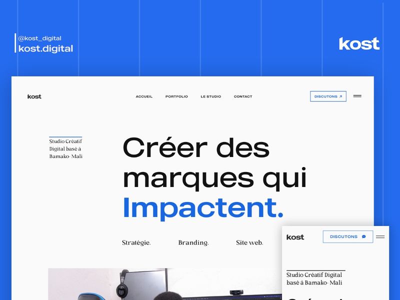 Kost Digital | Studio Créatif Digital - Branding & Prdoduits Digitaux