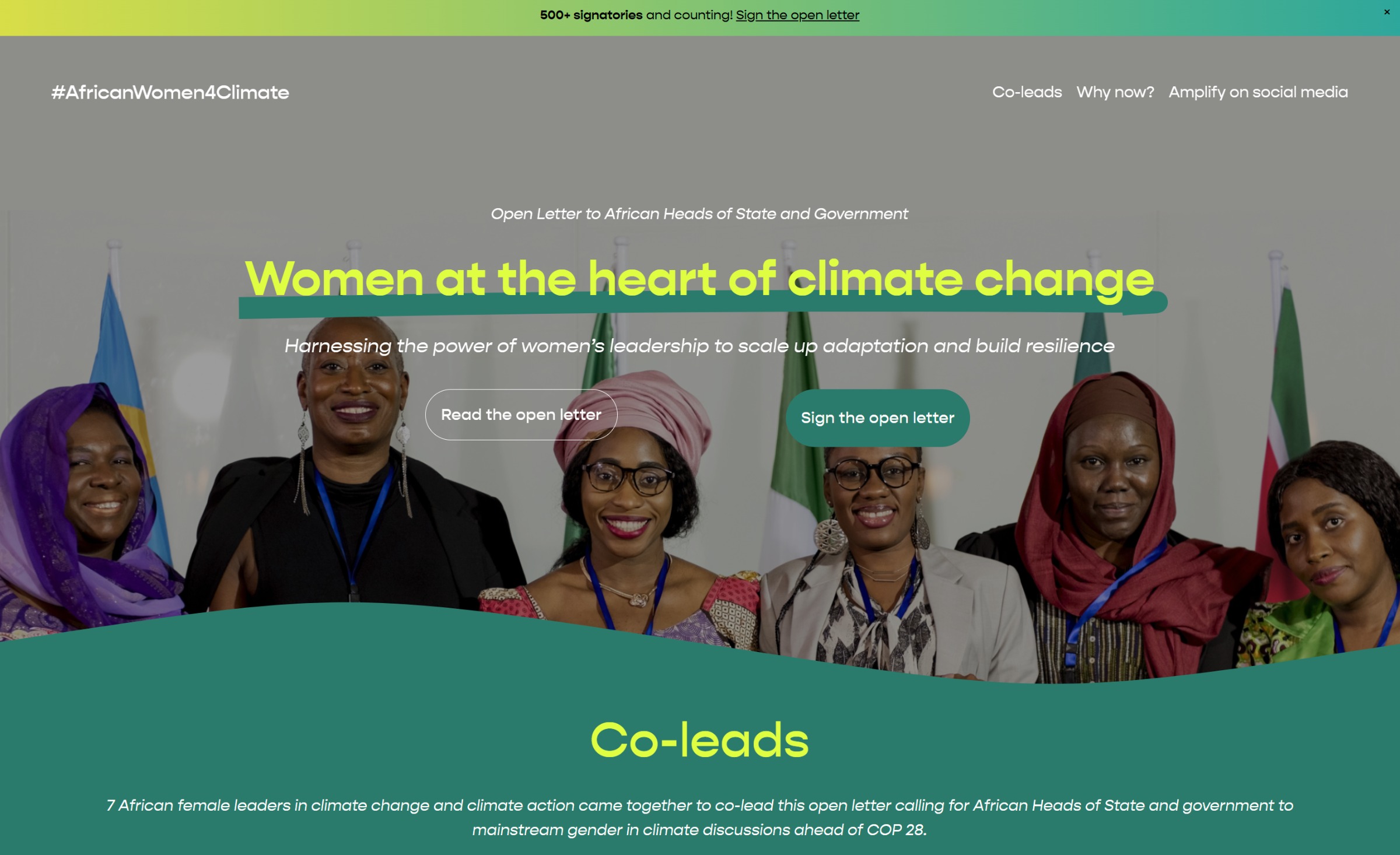 #AfricanWomen4Climate