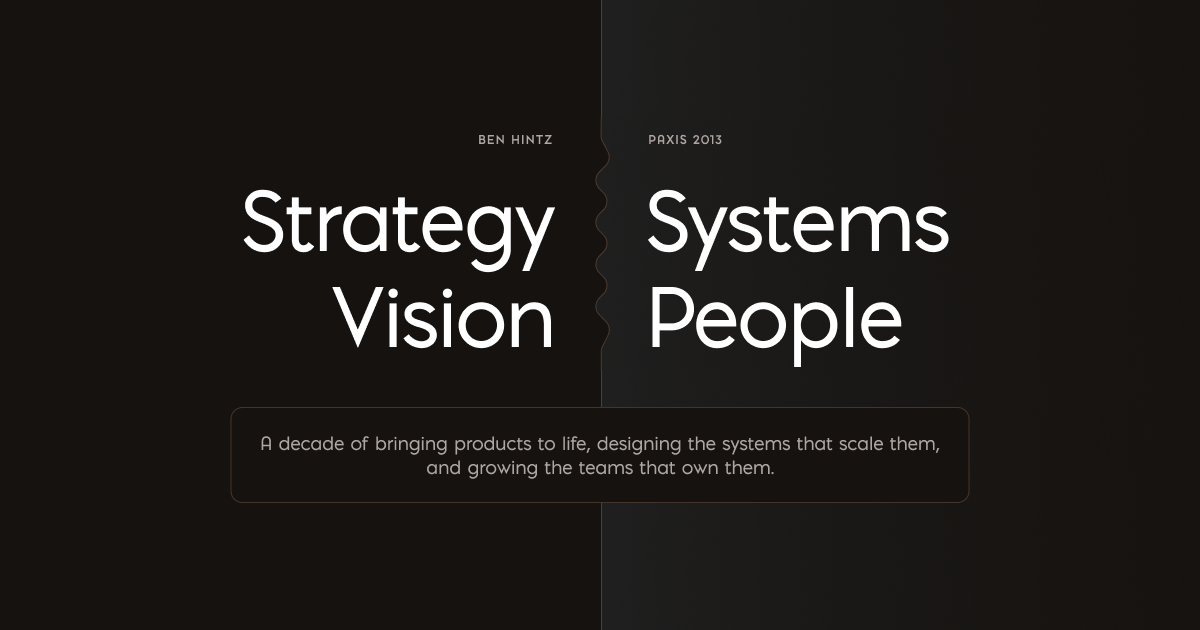 Ben Hintz — Portfolio