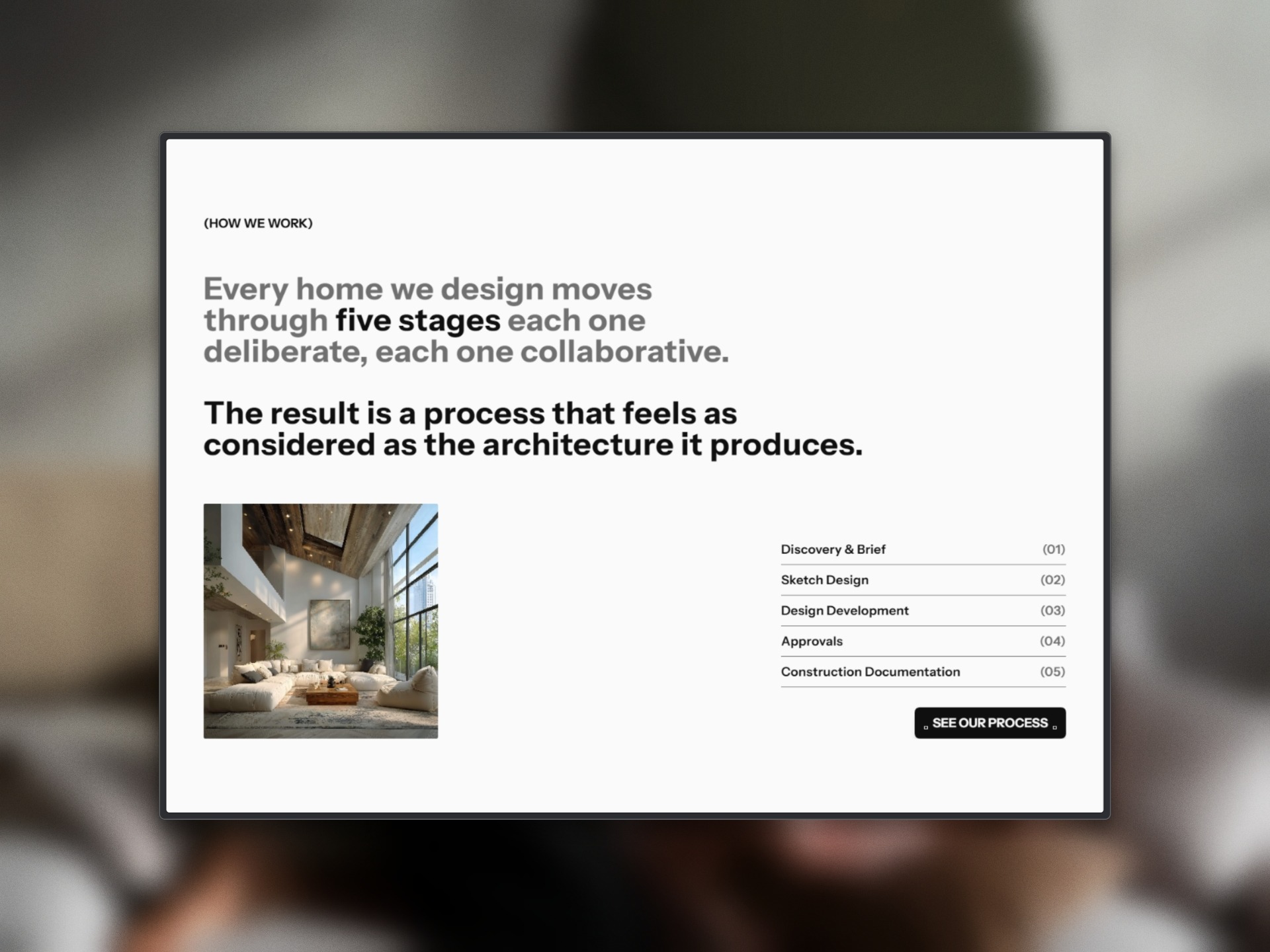 Meridian Architecture & Interior Studio Framer Template Image 3