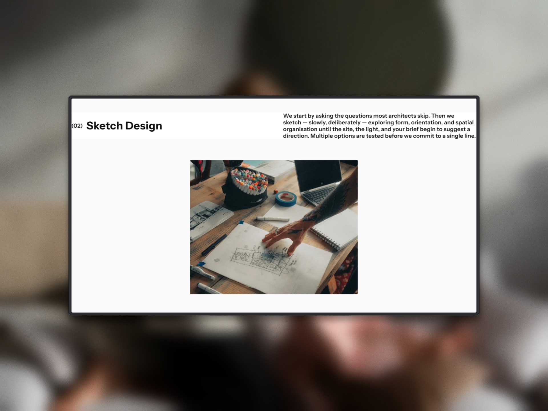Meridian Architecture & Interior Studio Framer Template Image 6