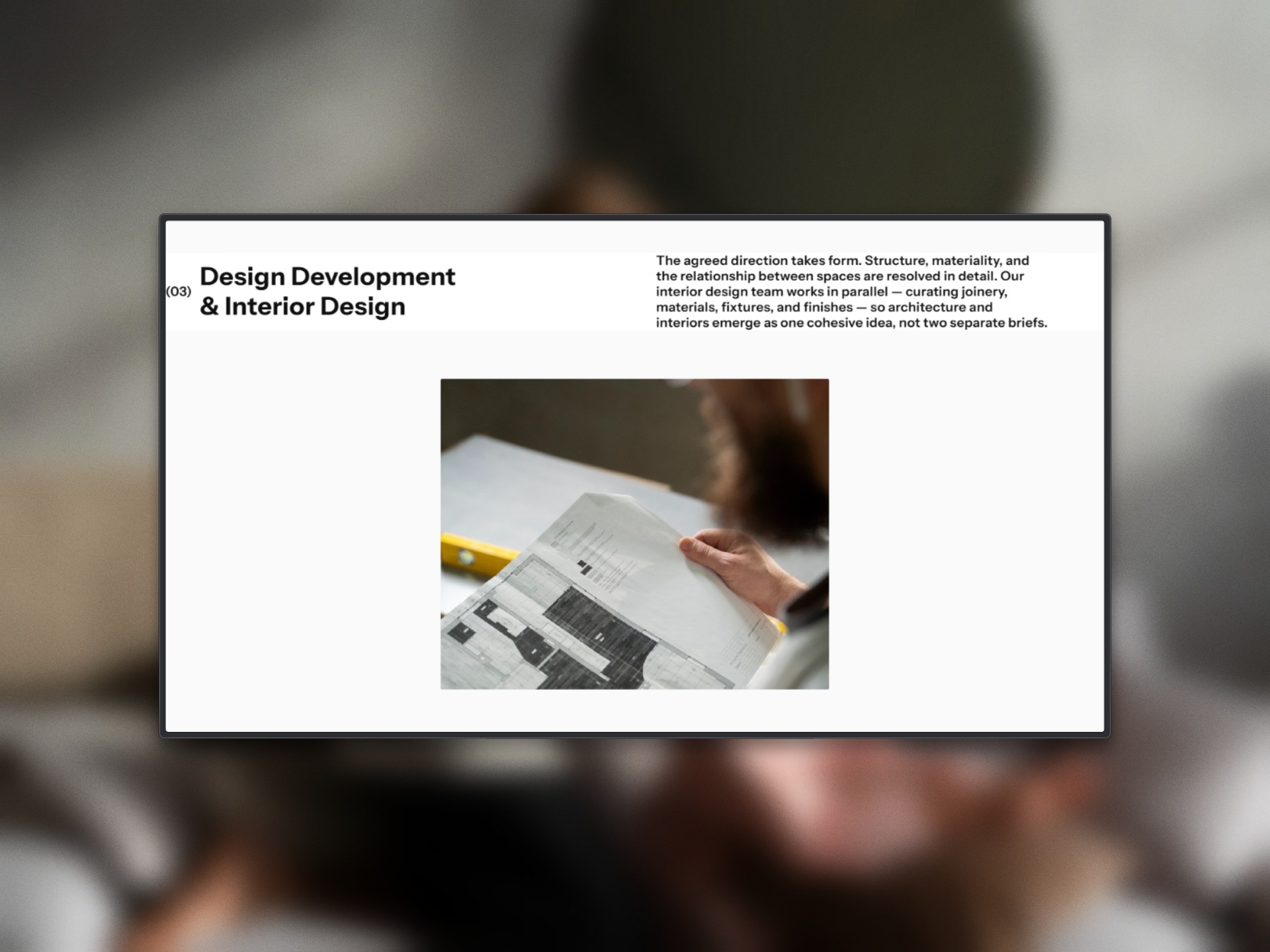 Meridian Architecture & Interior Studio Framer Template Image 7