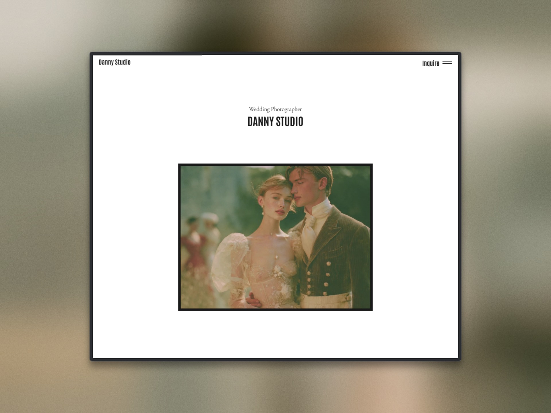 Danny Studio - Premium Framer Photographer Portfolio Template Image 0