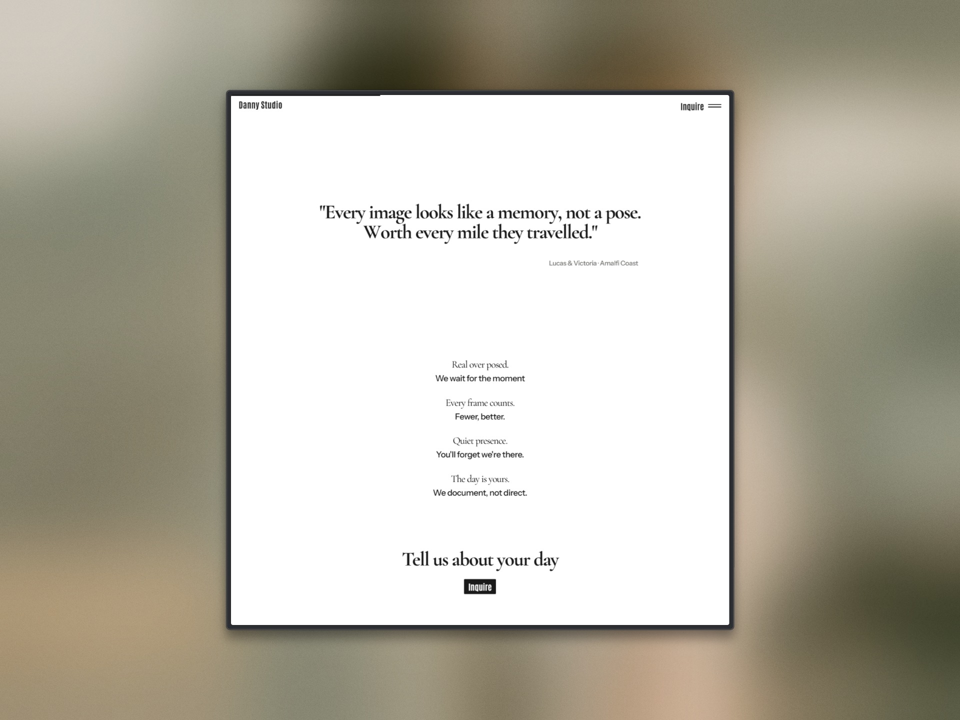 Danny Studio - Premium Framer Photographer Portfolio Template Image 2