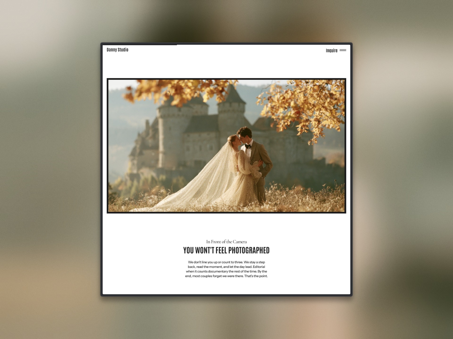 Danny Studio - Premium Framer Photographer Portfolio Template Image 5