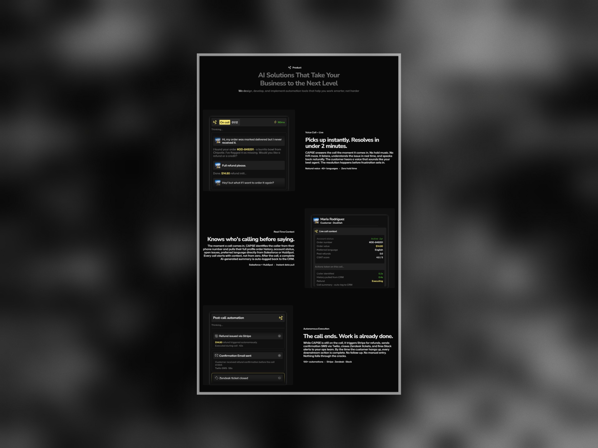 CAPSE - Premium SaaS Landing Page Framer Image 1