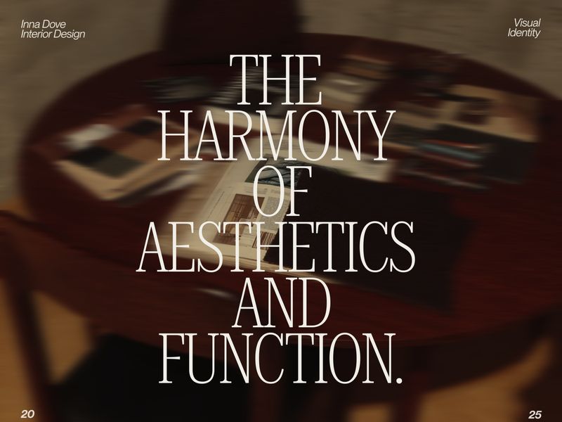 Brand identity for an interior design studio | InnaDove