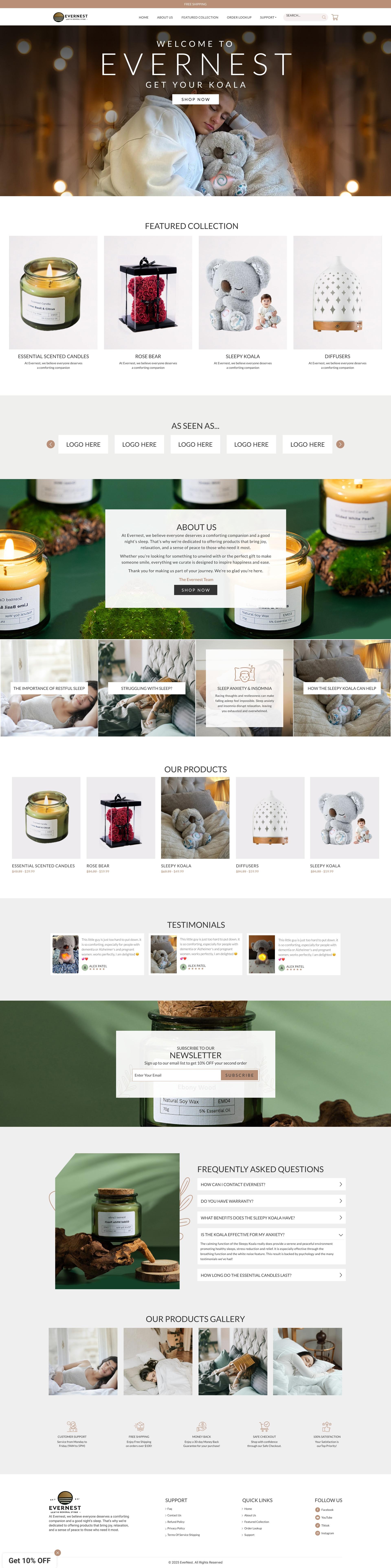 Evernest | Premium Lifestyle E-Commerce Experience Image 0