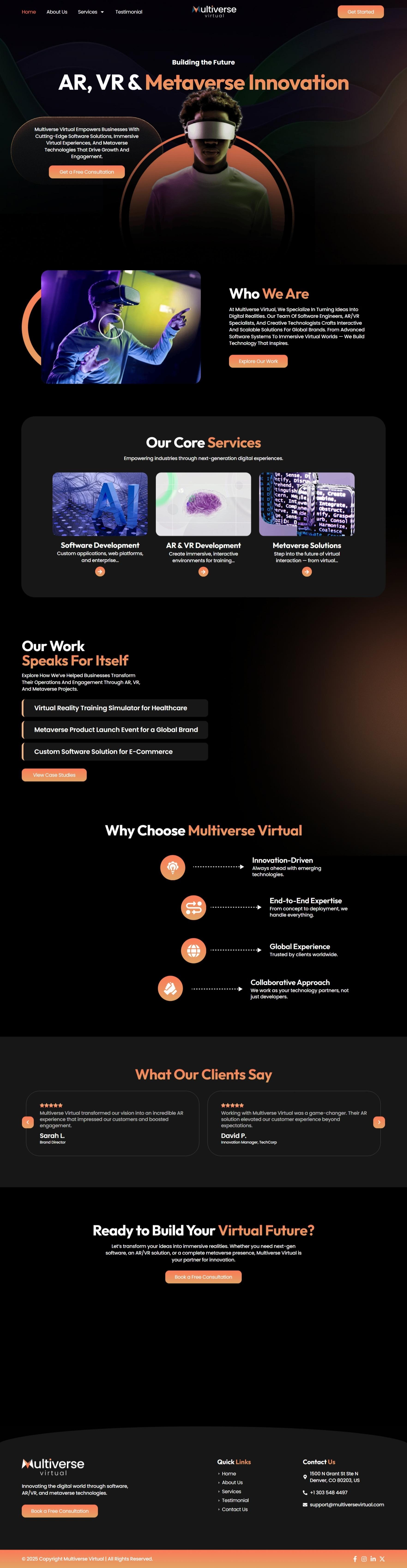 Multiverse Virtual: Immersive AR/VR & Metaverse Experience Image 0