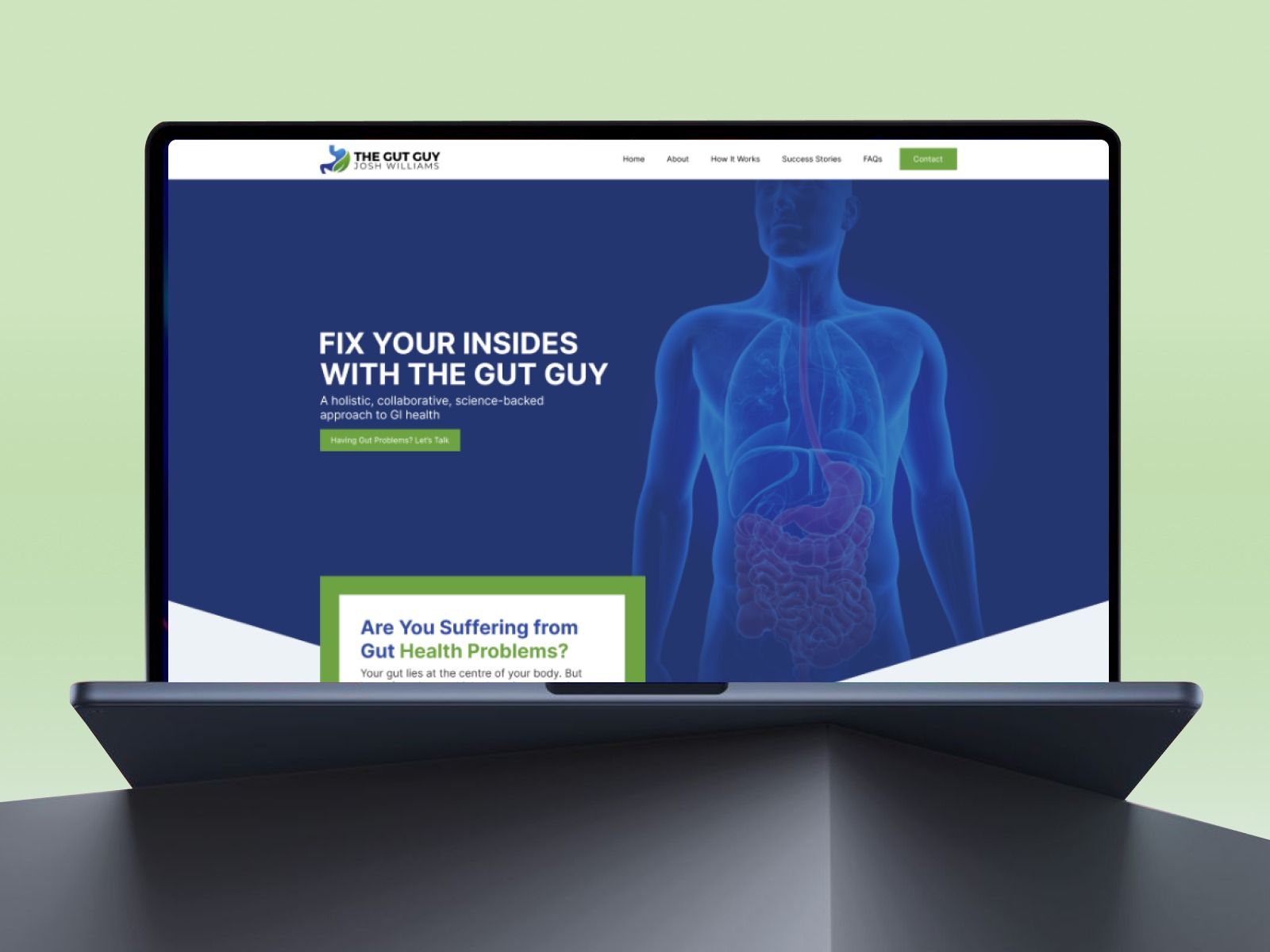 The Gut Guy – Health & Wellness Web Design