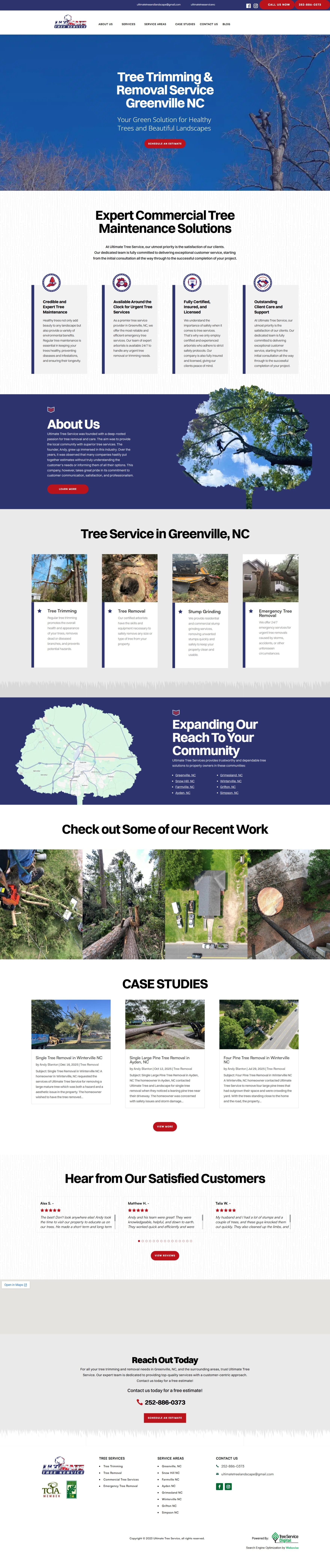 Ultimate Tree Service | Tree Trimming & Removal Greenville NC Image 0