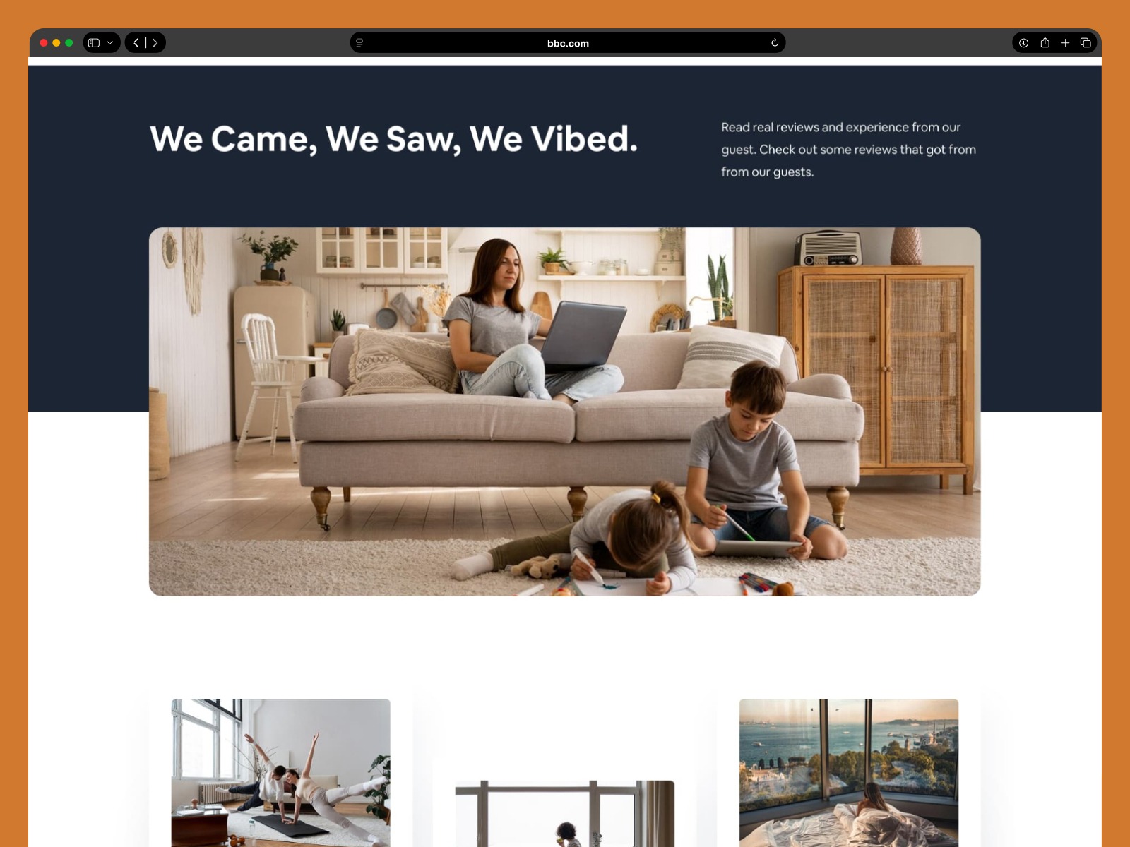 Modern Community & Review Web UI Design