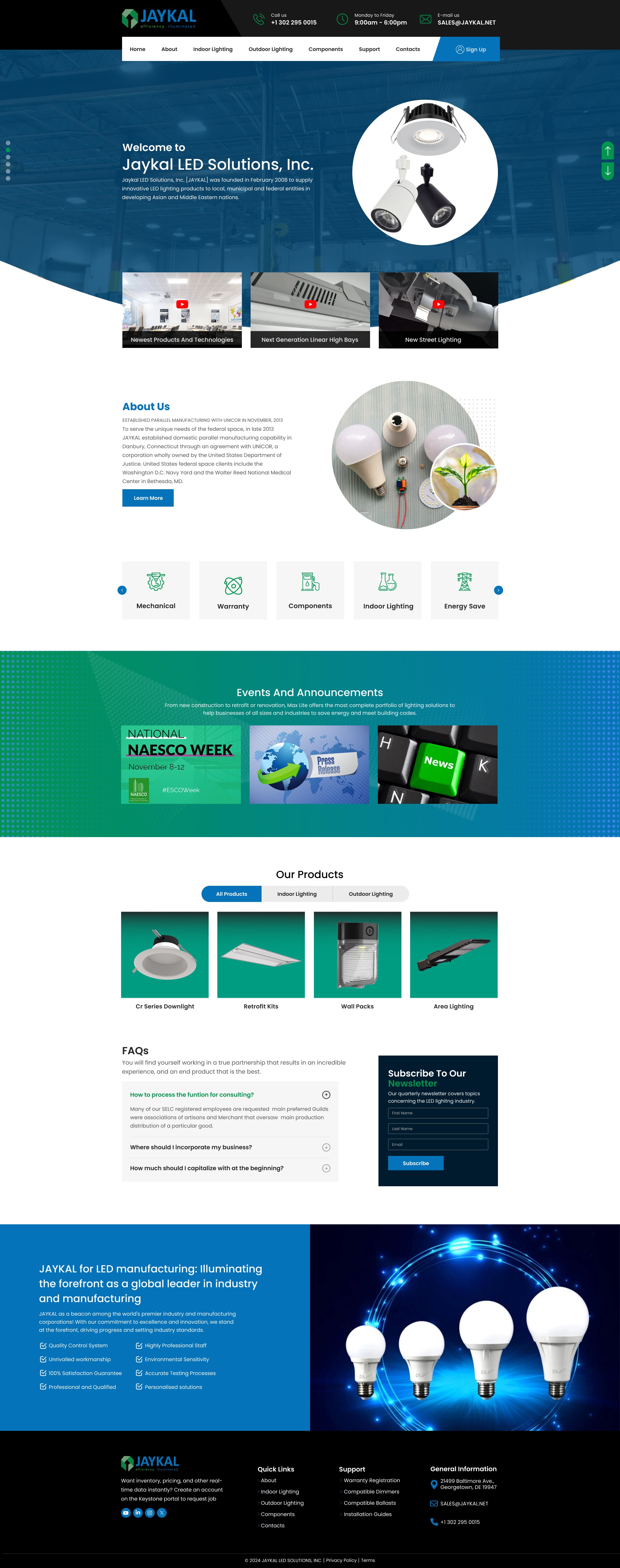 Jaykal LED Solutions: B2B Corporate UI/UX & Web Development Image 0