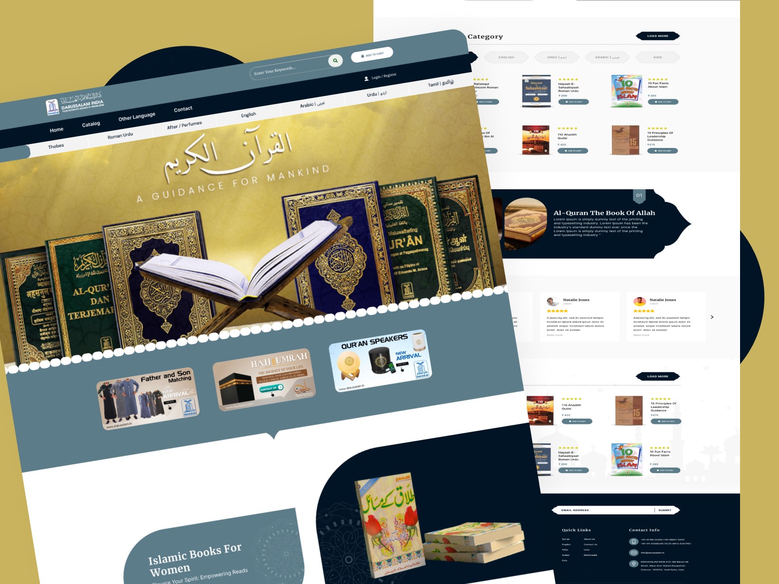 UI Spotlight: Darussalam Online Bookstore Platform Image 0
