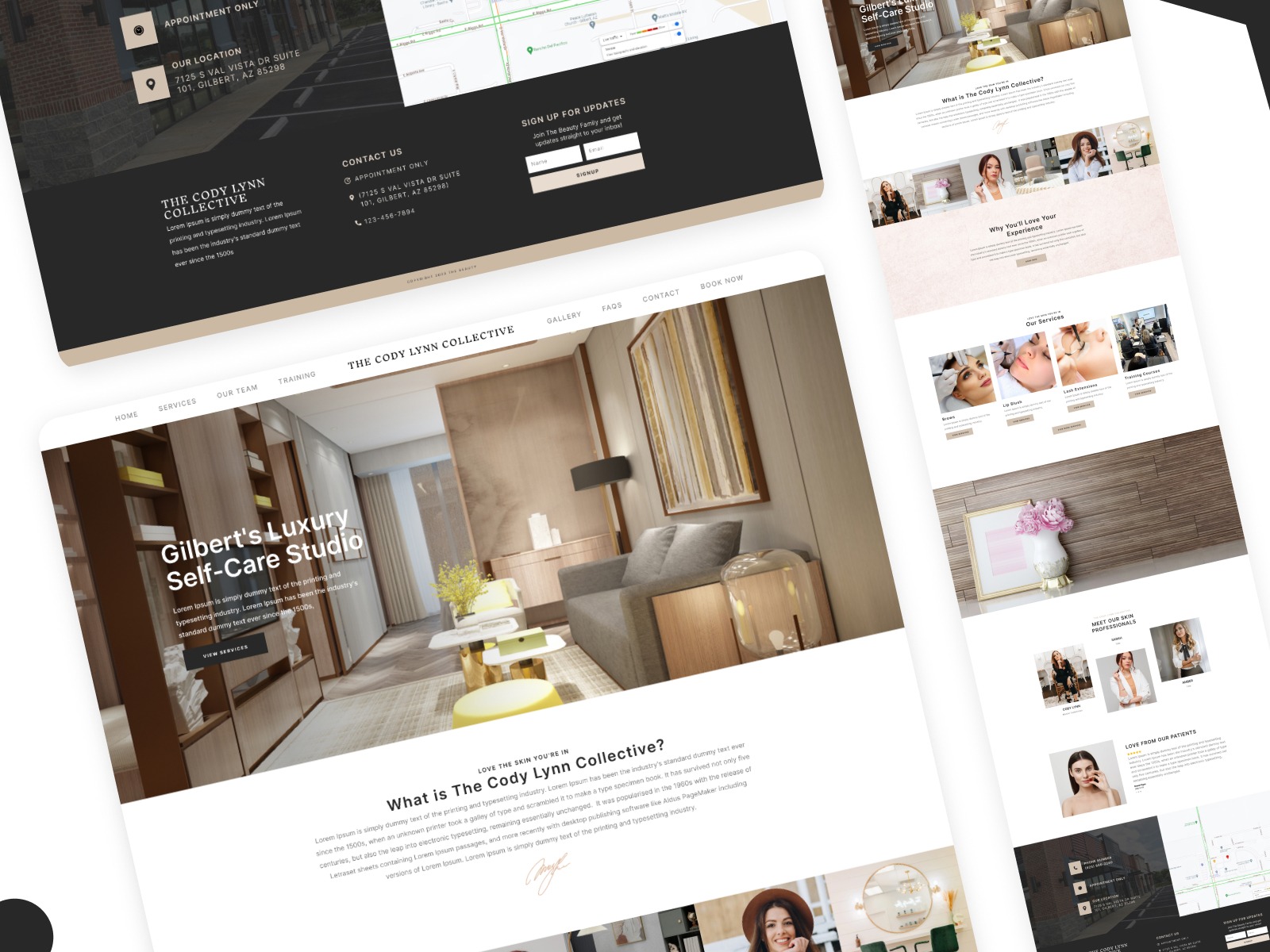 The Cody Lynn Collective — Luxury Salon Website Design
