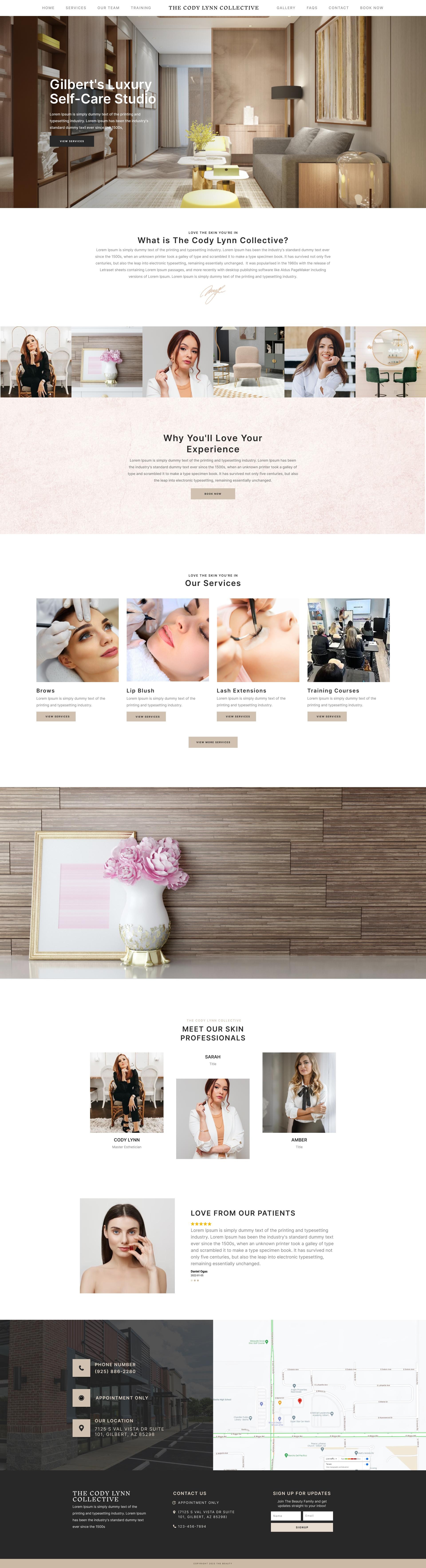 The Cody Lynn Collective — Luxury Salon Website Design Image 0