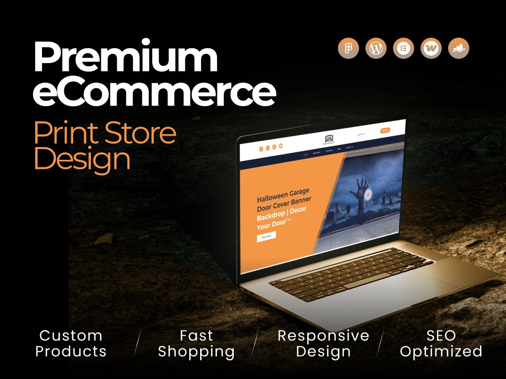 Premium eCommerce Print Store Web Design