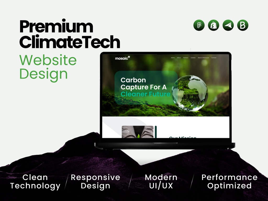 Mosaic – ClimateTech Web Design & UI/UX