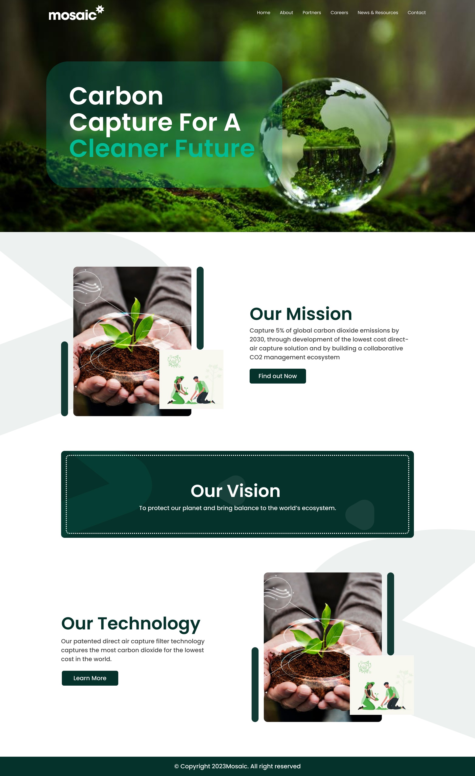 Mosaic – ClimateTech Web Design & UI/UX Image 0