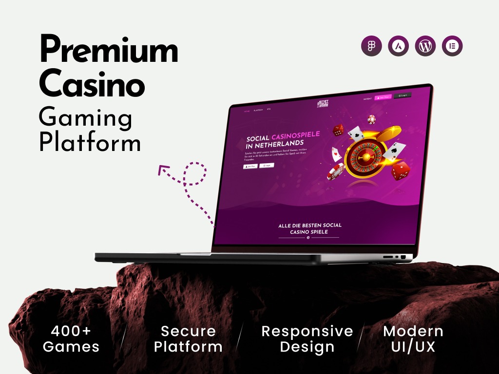 Premium Social Casino — Immersive Web UI/UX