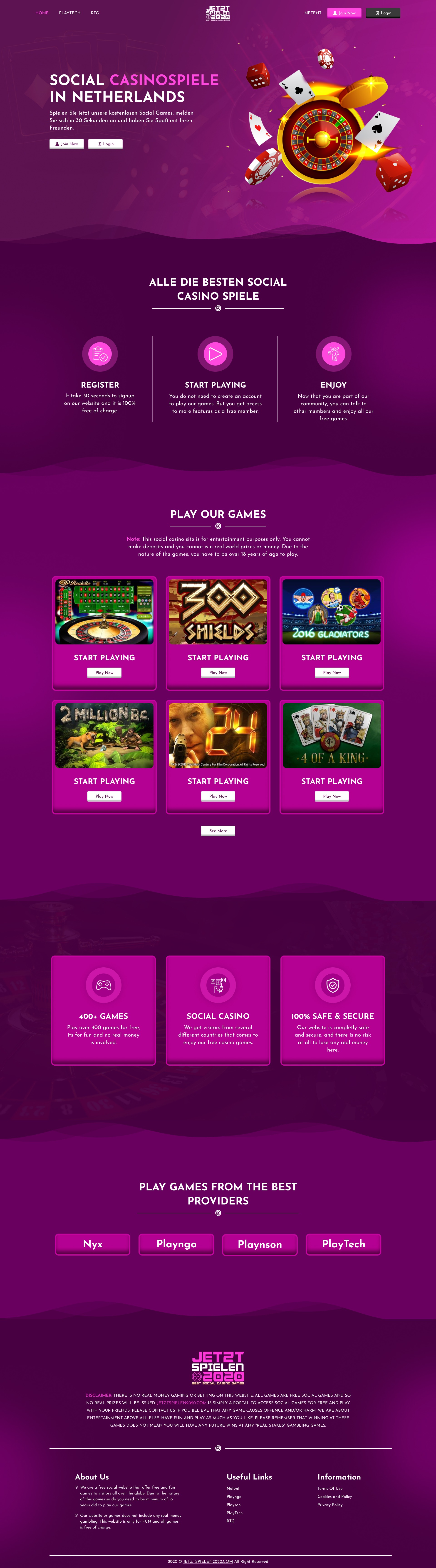 Premium Social Casino — Immersive Web UI/UX Image 0