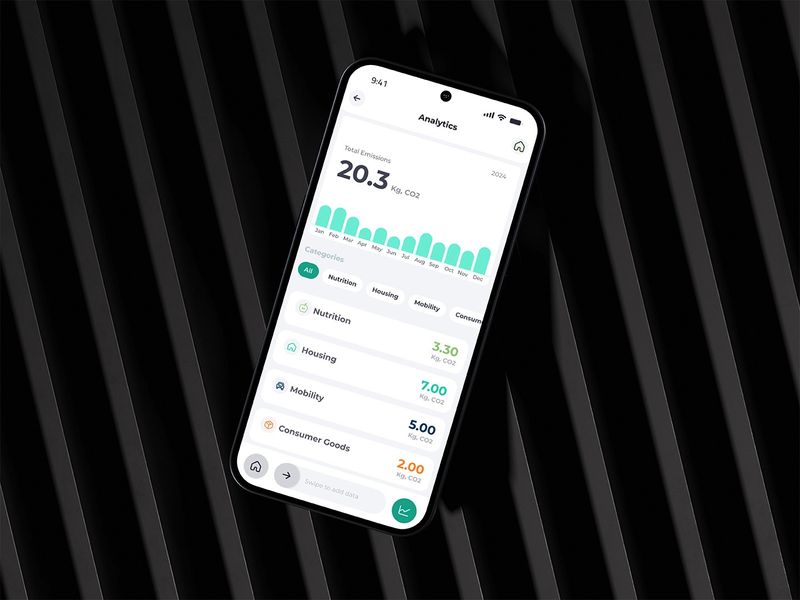 Individual Carbon Emission Calculator Mobile App