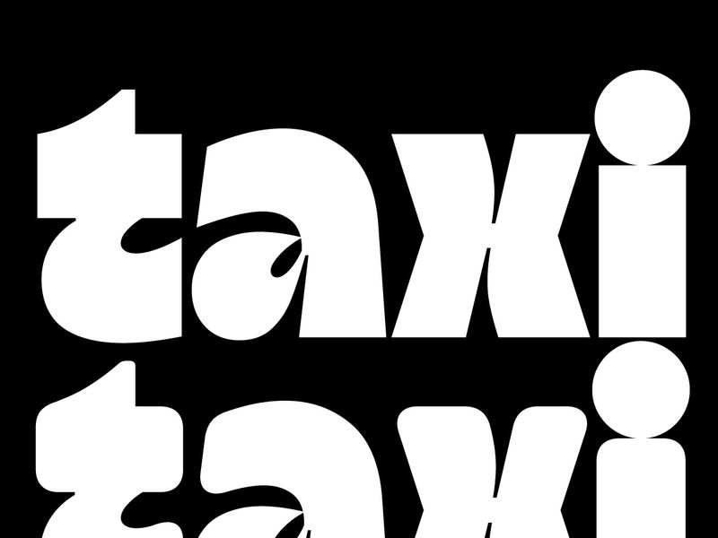 Taxi Typeface by Typeverything.com