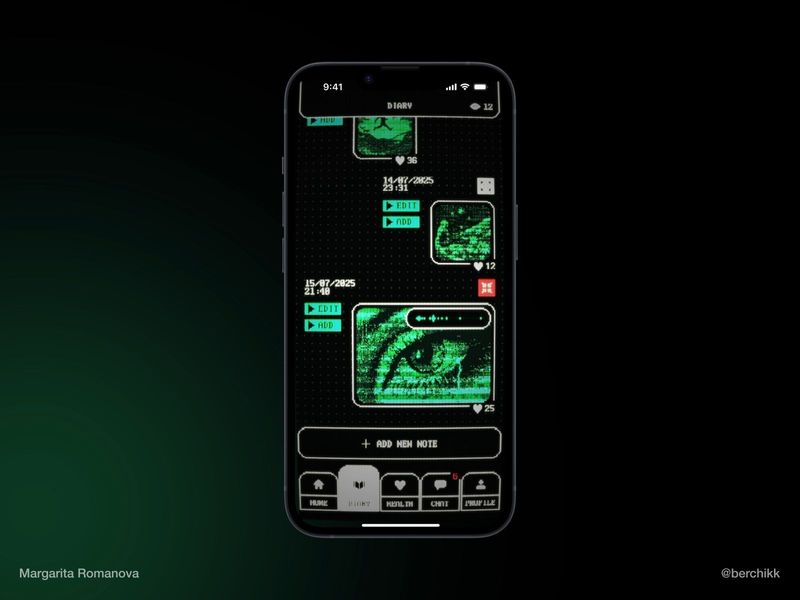 Cyberpunk dream diary recorder