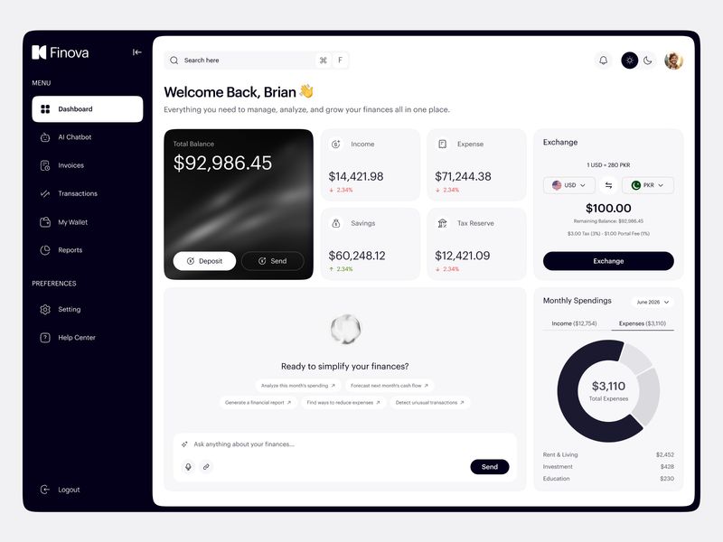 Finova — Where Simplicity Meets Smarter Finance. 💳