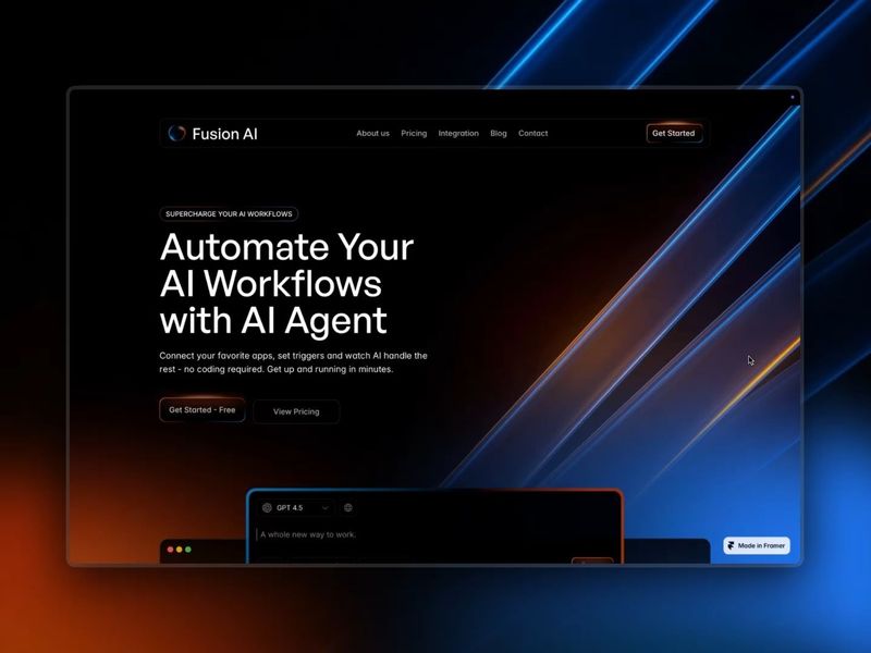 Fusion AI — Automation & AI Agent Template