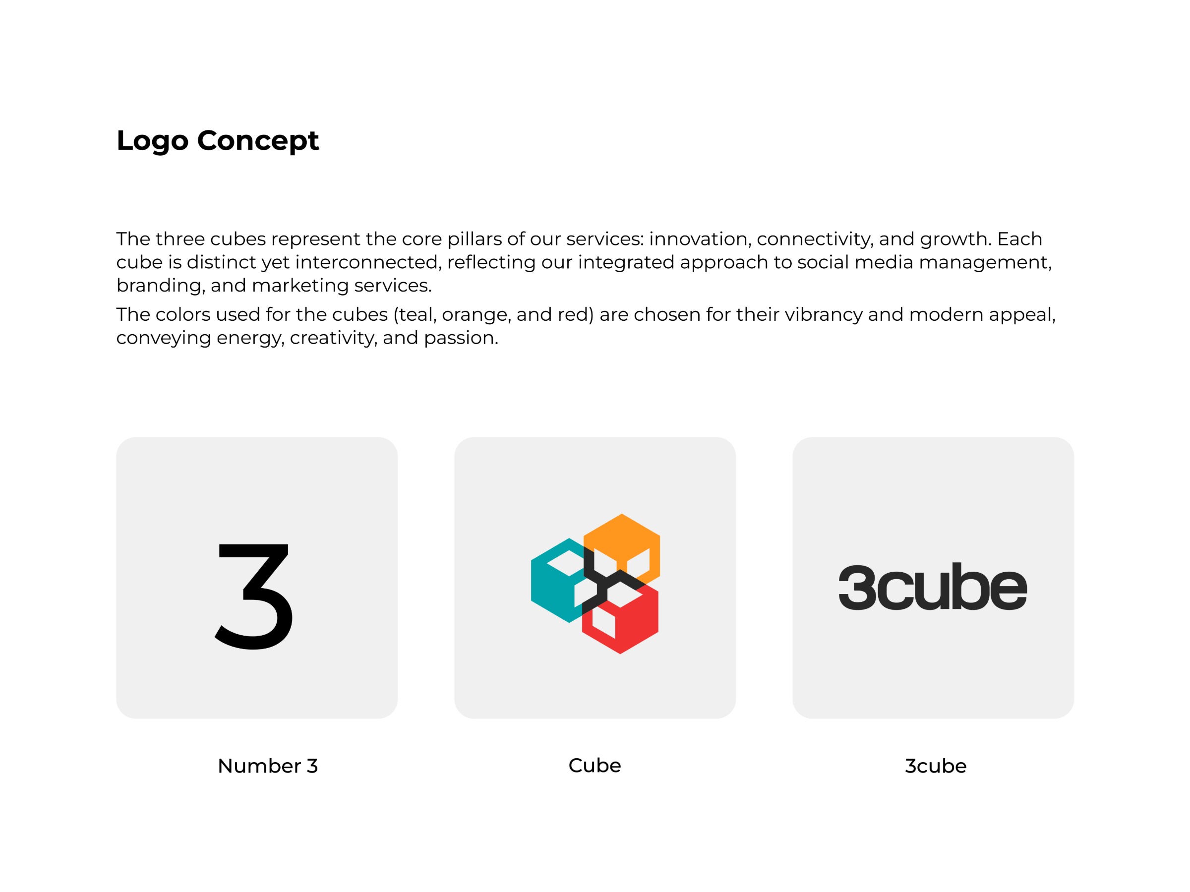 Logo Concept for 3cube Digital Image 0