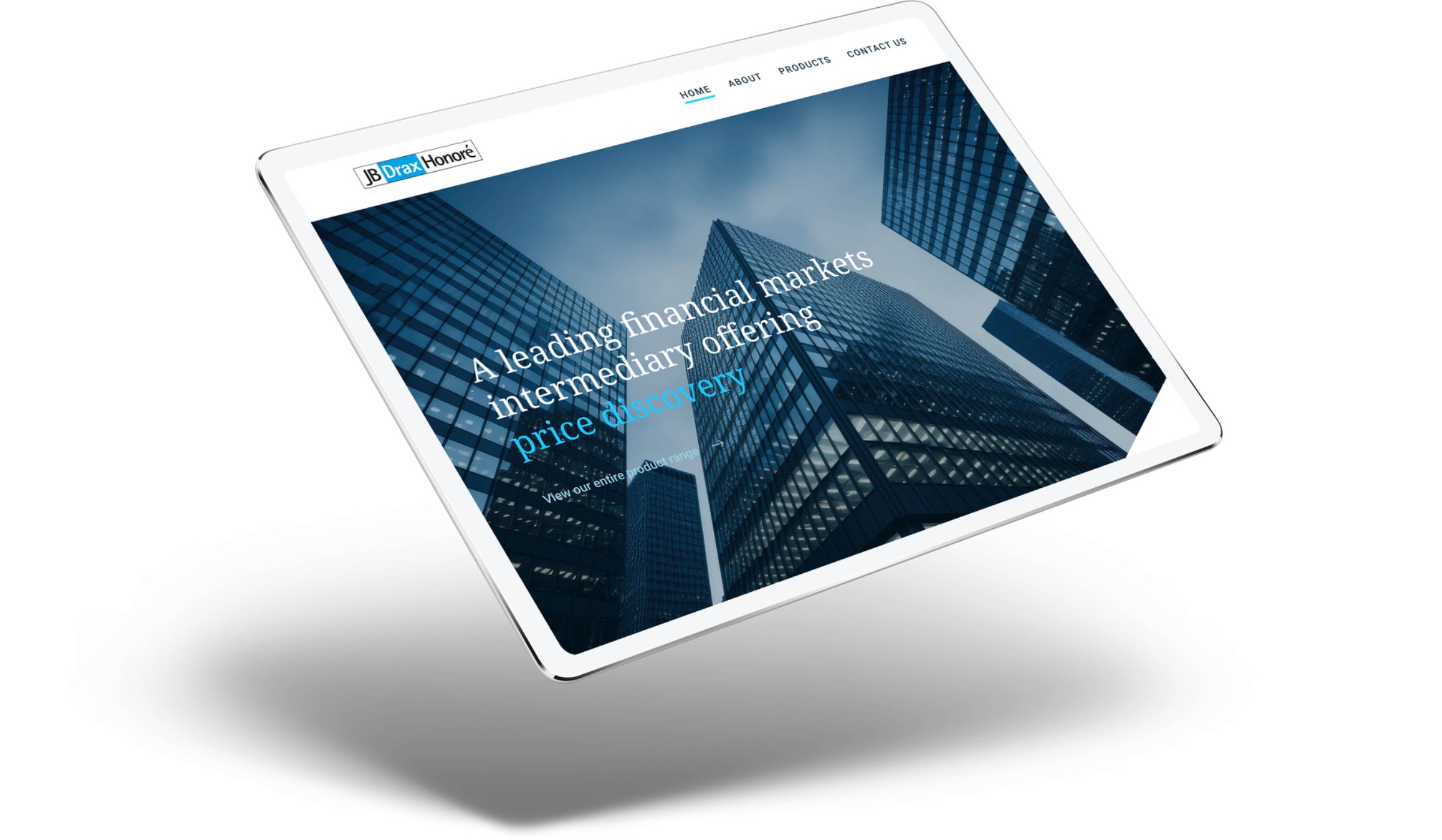 Web design for JB Drax Honoré Image 0