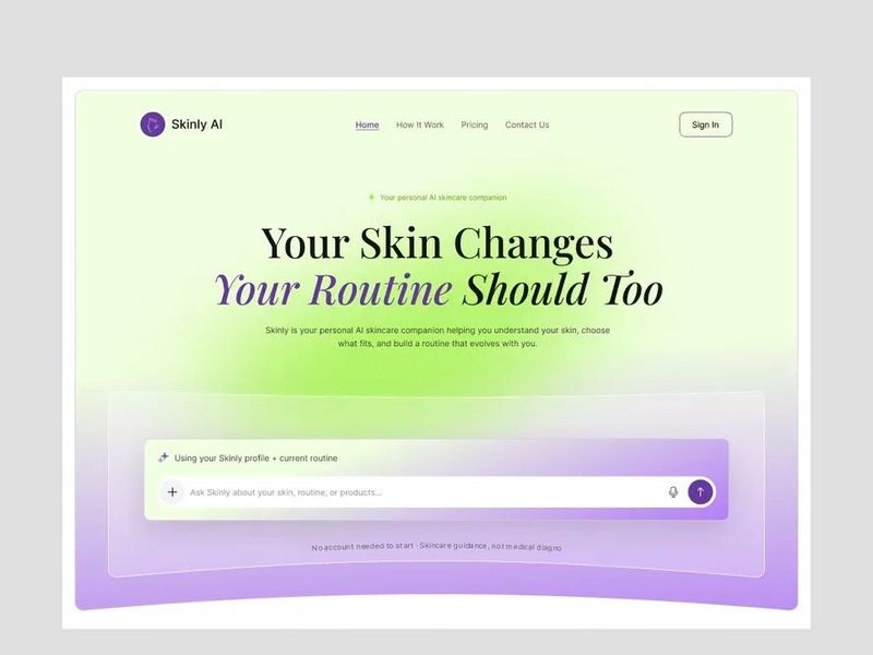Meet Skinly AI - AI-powered Skincare Platform