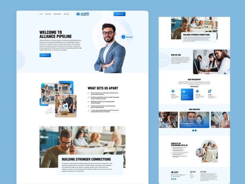 Alliance Pipeline: Modernizing BPO & Telemarketing UI