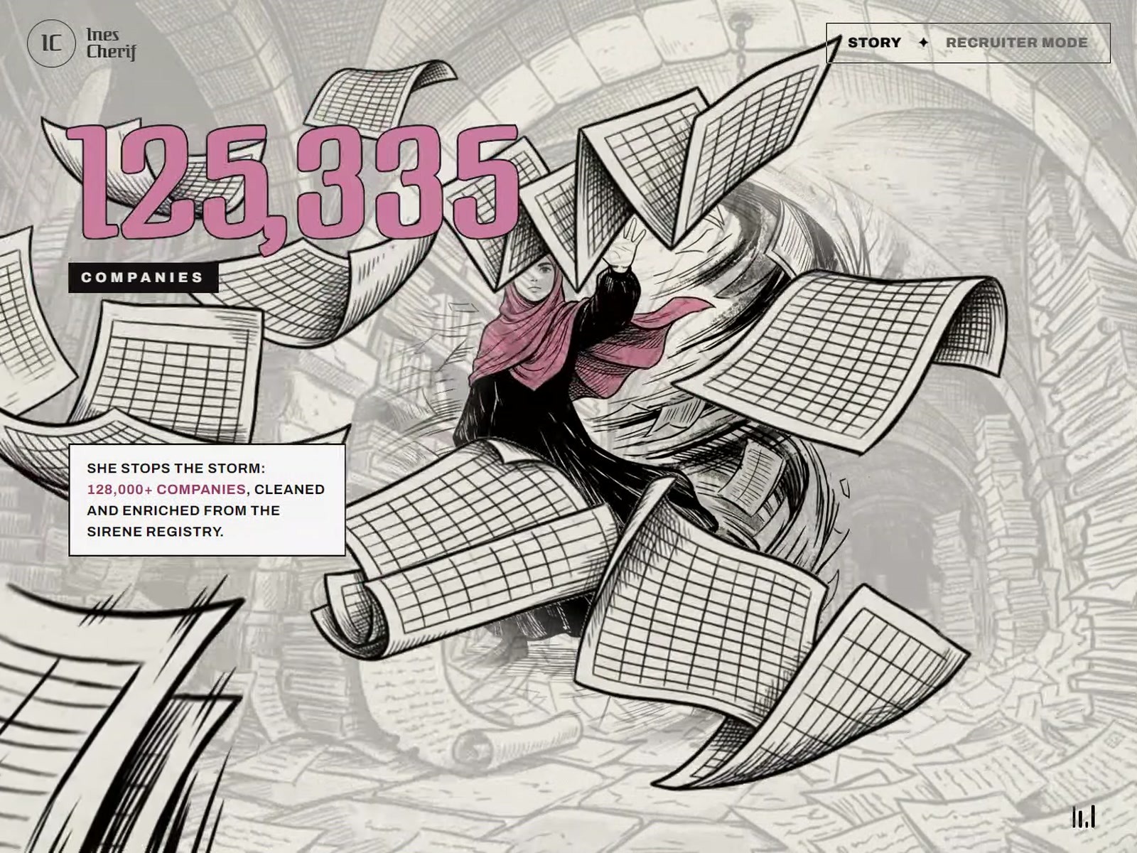 VOL.01 — My CV as an Interactive Manga Image 3