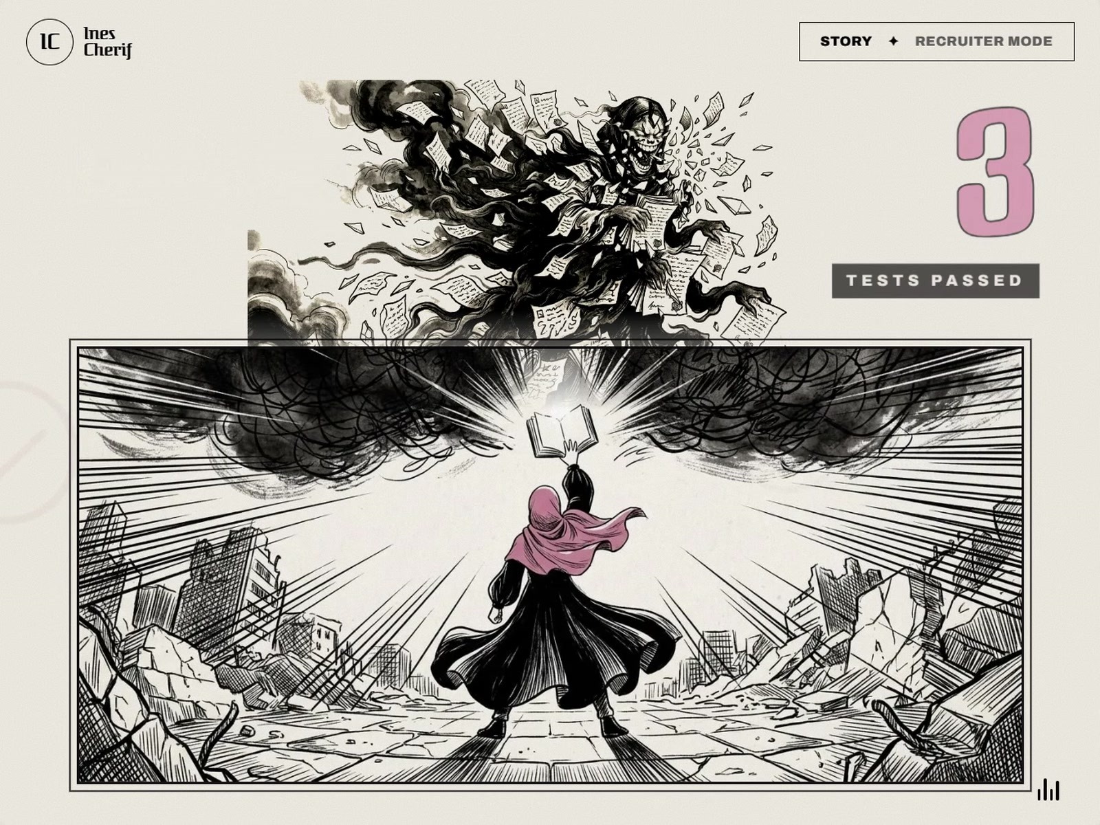 VOL.01 — My CV as an Interactive Manga Image 4