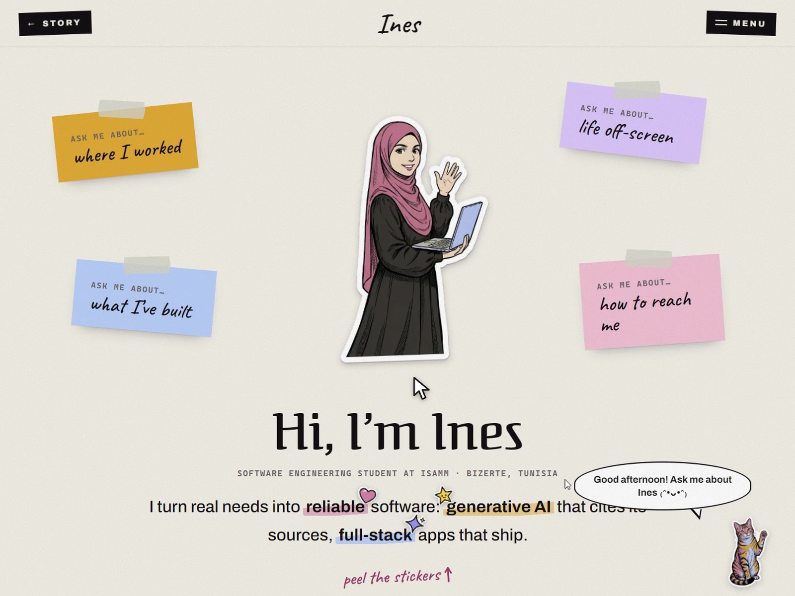 VOL.01 — My CV as an Interactive Manga Image 6