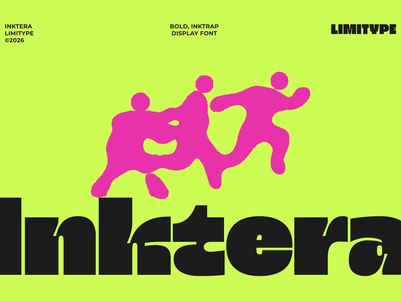 Inktera - Bold Inktrap Font