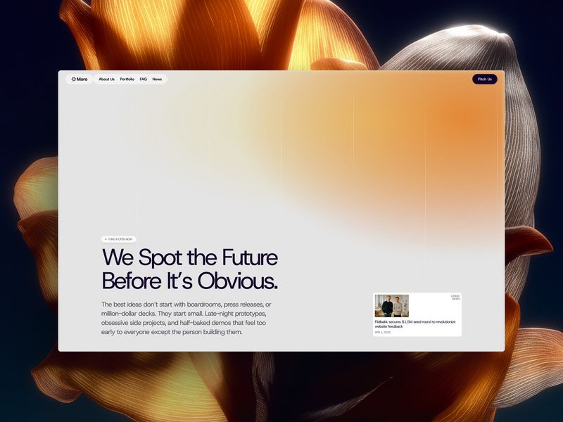 Moro Framer template