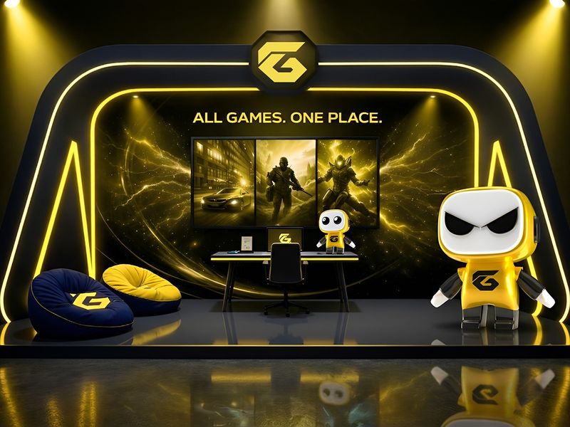 GameNow — Tournament Branding, Mascot & Event