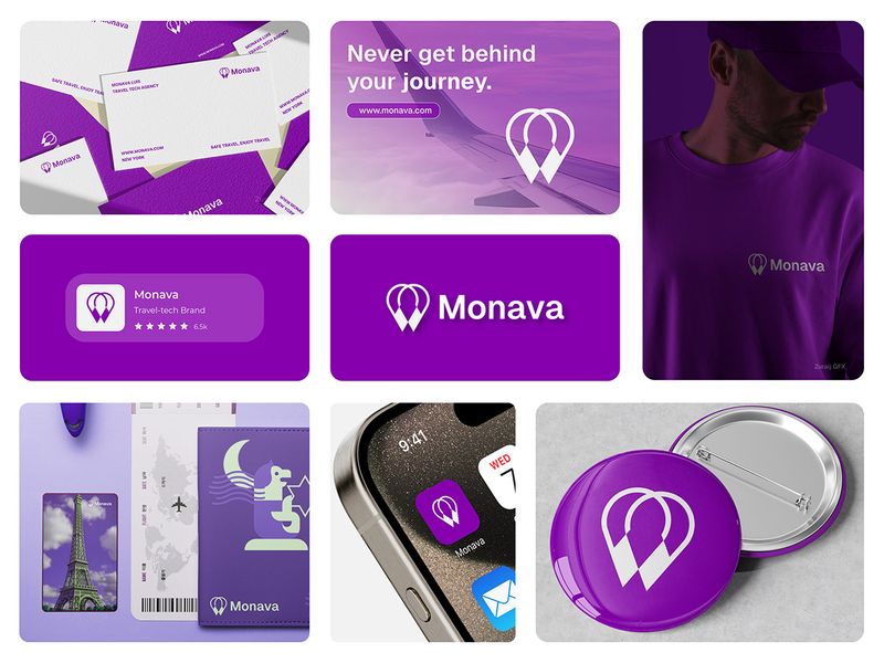 Monava - Travel Brand Identity Design