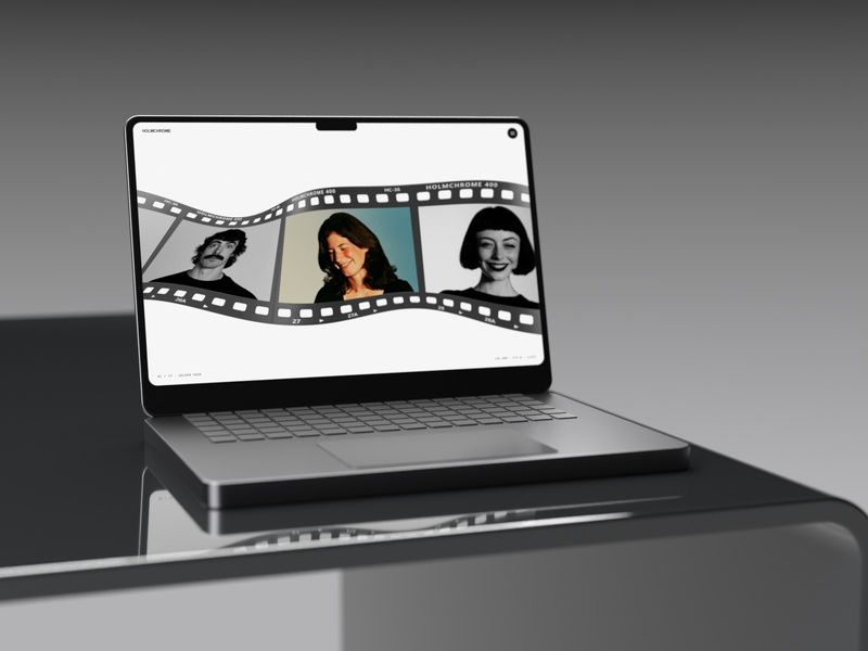 HOLMCHROME · Film Strip Portfolio for Photographers