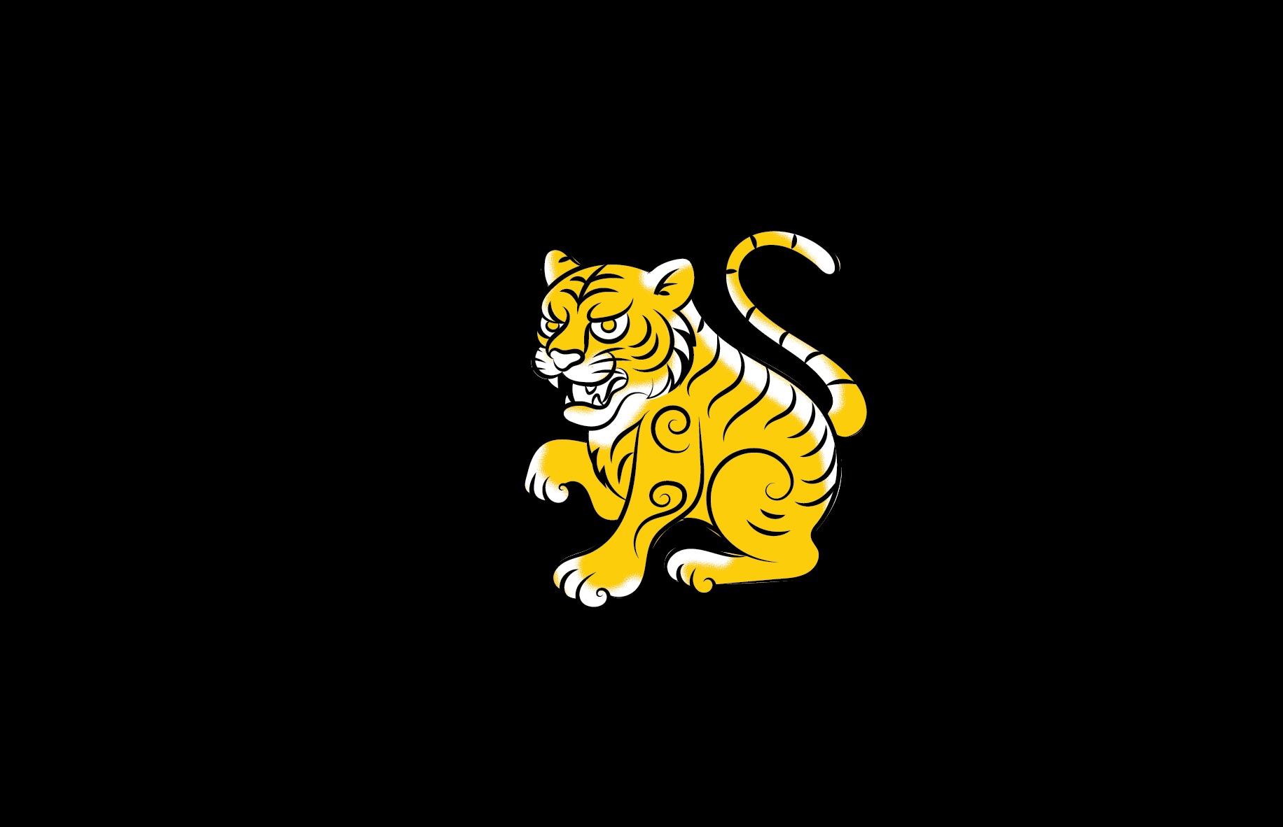 Premium Release: Dần – Tiger Spirit T-Shirt Design Image 1